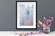 Claude Monet - Das Tor der Kathedrale von Rouen im Mo Passepartout Dateil Rechteckig