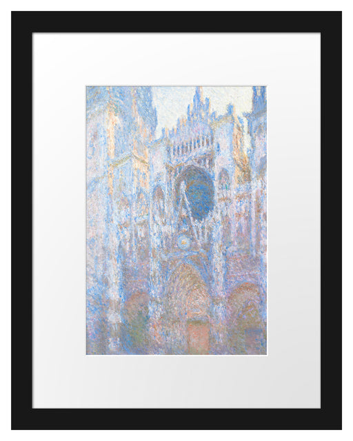 Claude Monet - Das Tor der Kathedrale von Rouen im Mo Passepartout Rechteckig 30