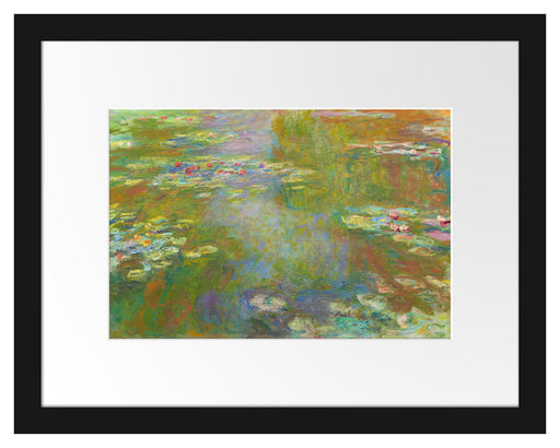 Claude Monet - Seerosenteich Passepartout Rechteckig 30