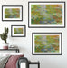Claude Monet - Seerosenteich Passepartout Wohnzimmer Rechteckig