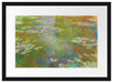 Claude Monet - Seerosenteich Passepartout Rechteckig 40