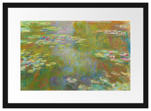 Claude Monet - Seerosenteich Passepartout Rechteckig 40