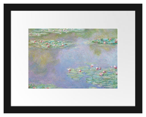 Claude Monet - Seerosen V Passepartout Rechteckig 30