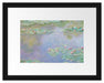 Claude Monet - Seerosen V Passepartout Rechteckig 30