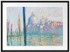 Claude Monet - Der große Kanal Venedig Passepartout Rechteckig 80
