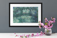 Claude Monet - japanische Brücke über den Seerosenteich IV Passepartout Dateil Rechteckig