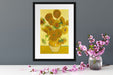 Vincent Van Gogh - Sonnenblumen I Passepartout Dateil Rechteckig