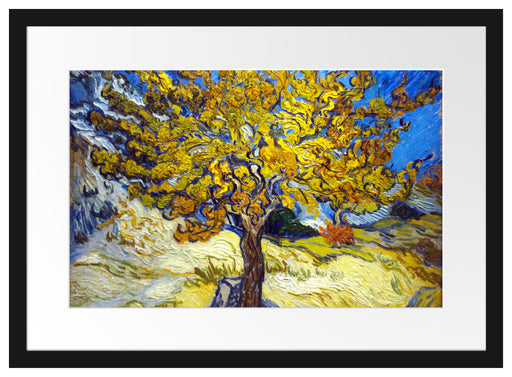 Vincent Van Gogh - Maulbeerbaum Passepartout Rechteckig 40