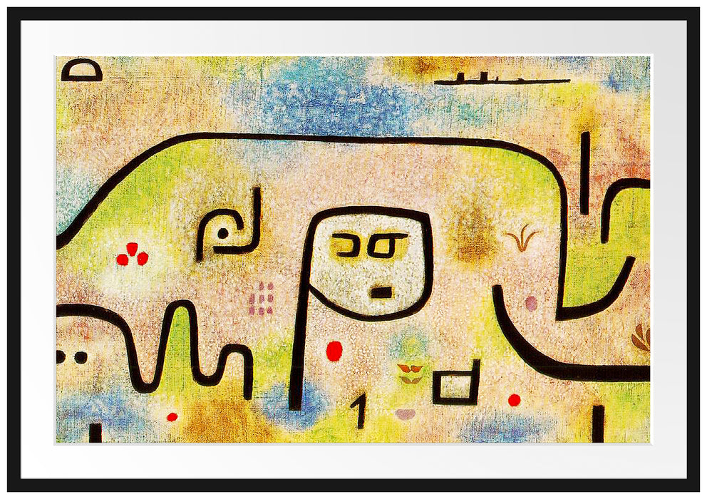 Paul Klee - Insula Dulcamara Passepartout Rechteckig 100