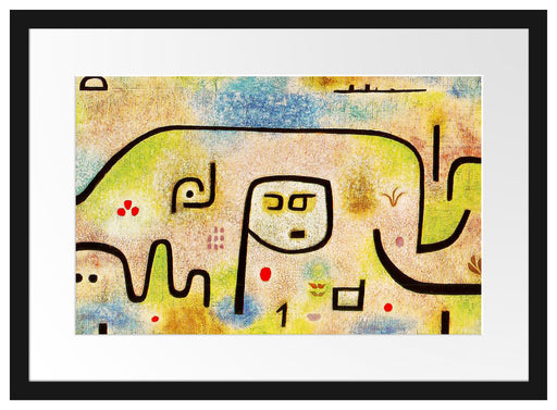 Paul Klee - Insula Dulcamara Passepartout Rechteckig 40