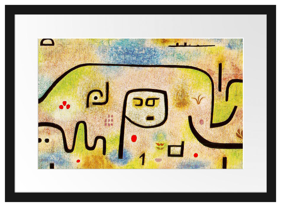 Paul Klee - Insula Dulcamara Passepartout Rechteckig 40