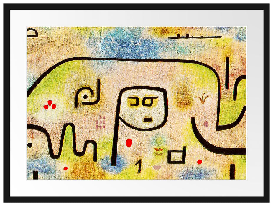 Paul Klee - Insula Dulcamara Passepartout Rechteckig 80