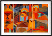 Paul Klee - Tempelgärten Passepartout Rechteckig 100