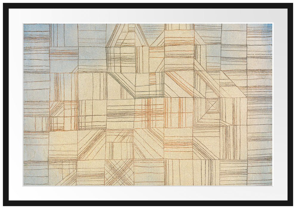 Paul Klee - Variationen Progressives Motiv Passepartout Rechteckig 100