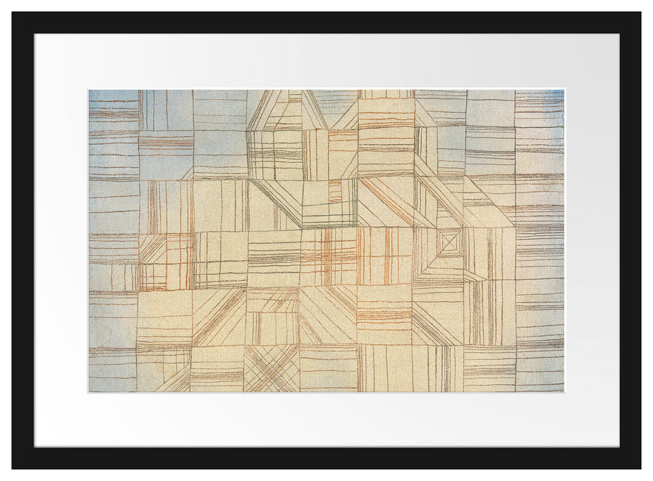 Paul Klee - Variationen Progressives Motiv Passepartout Rechteckig 40