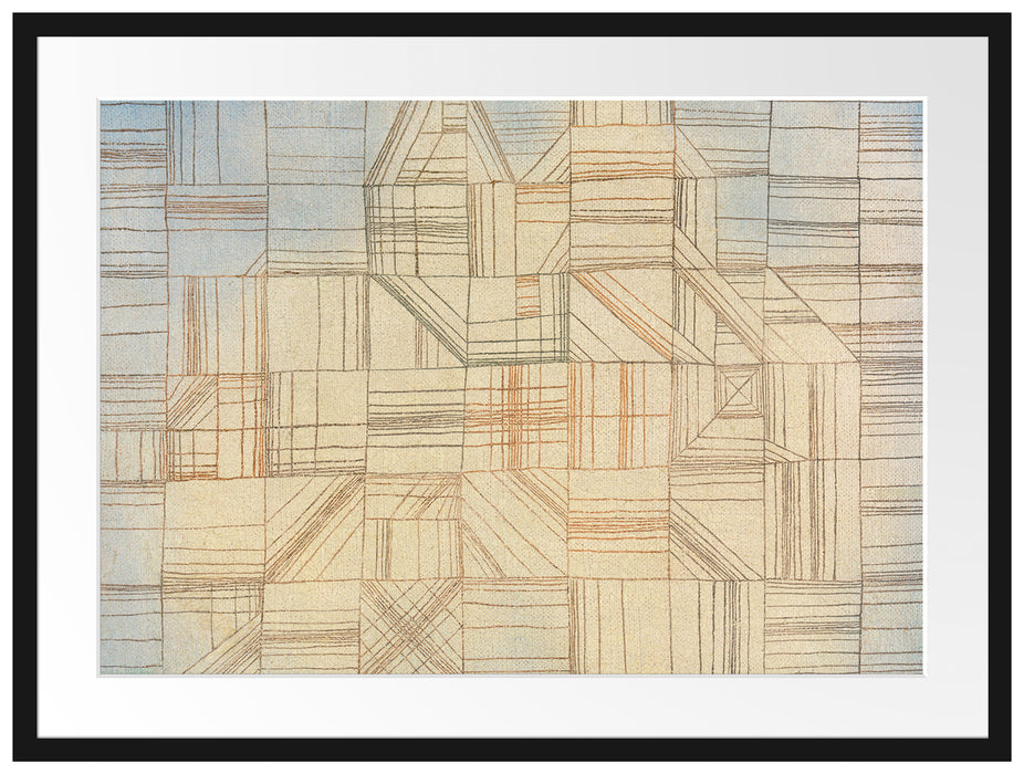 Paul Klee - Variationen Progressives Motiv Passepartout Rechteckig 80