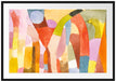 Paul Klee - Bewegung von gewölbten Räumen Passepartout Rechteckig 100