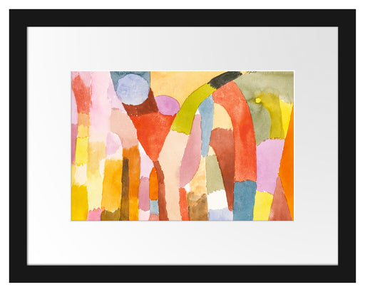 Paul Klee - Bewegung von gewölbten Räumen Passepartout Rechteckig 30