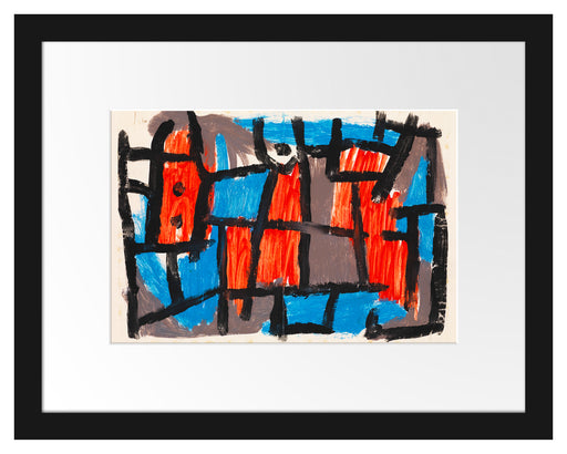 Paul Klee - Die Stunden vor der Nacht Passepartout Rechteckig 30