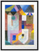 Paul Klee - Bunte Architektur Passepartout Rechteckig 80