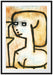 Paul Klee - Mädchen in Trauer Passepartout Rechteckig 100