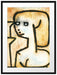 Paul Klee - Mädchen in Trauer Passepartout Rechteckig 80