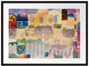 Paul Klee - Garten in St. Germain Passepartout Rechteckig 80