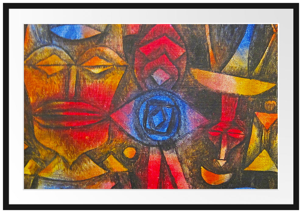 Paul Klee - Figurinen Sammlung Passepartout Rechteckig 100