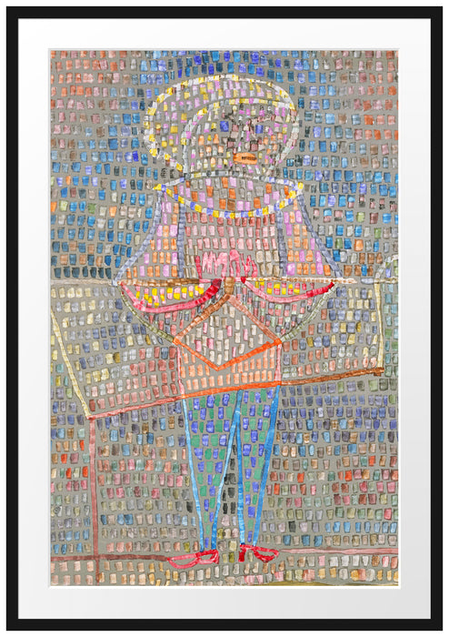 Paul Klee - Junge im schicken Gewand Passepartout Rechteckig 100