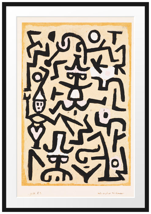 Paul Klee - Das Flugblatt des Komödianten Passepartout Rechteckig 100