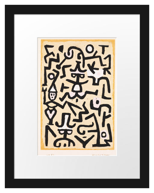 Paul Klee - Das Flugblatt des Komödianten Passepartout Rechteckig 30