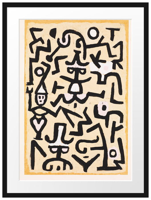 Paul Klee - Das Flugblatt des Komödianten Passepartout Rechteckig 80