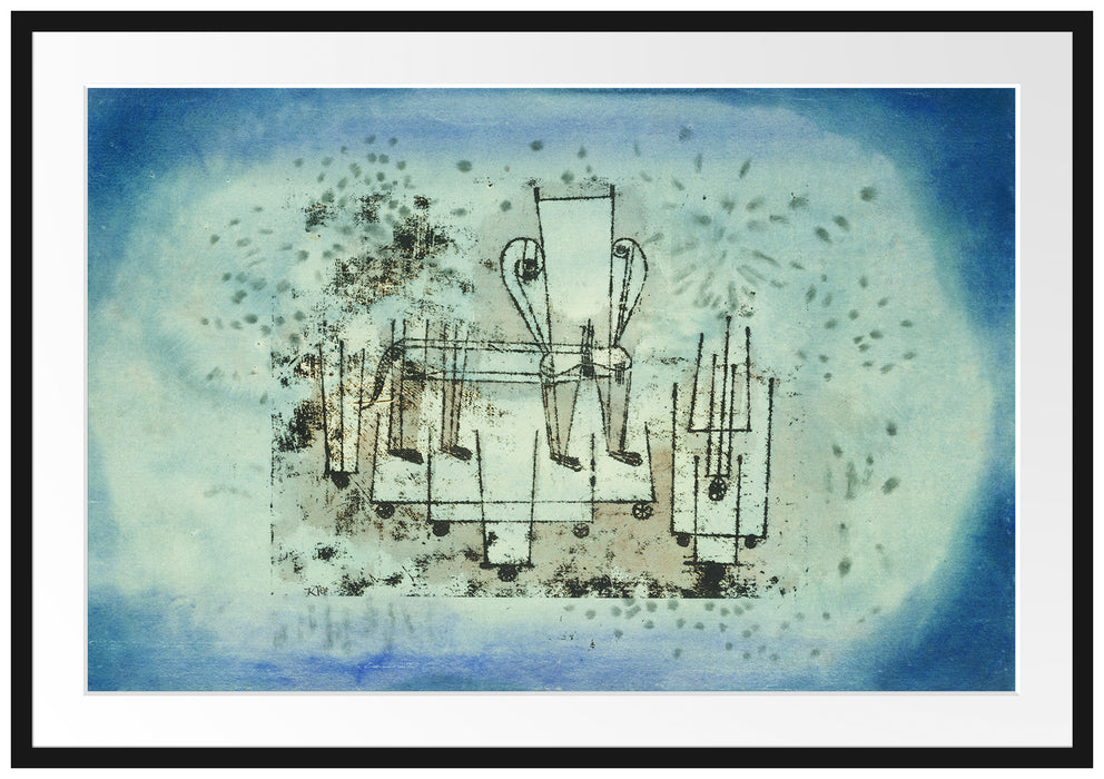 Paul Klee - Das Stuhl-Tier Passepartout Rechteckig 100