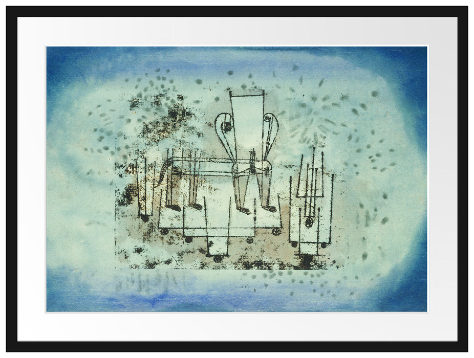 Paul Klee - Das Stuhl-Tier Passepartout Rechteckig 80