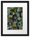Paul Klee - Komposition mit dem gelben Halbmond Passepartout Rechteckig 30