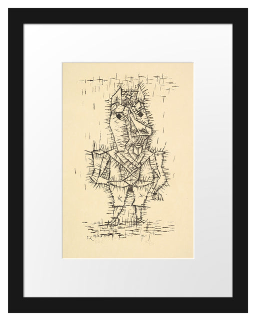 Paul Klee - Ass Esel Passepartout Rechteckig 30