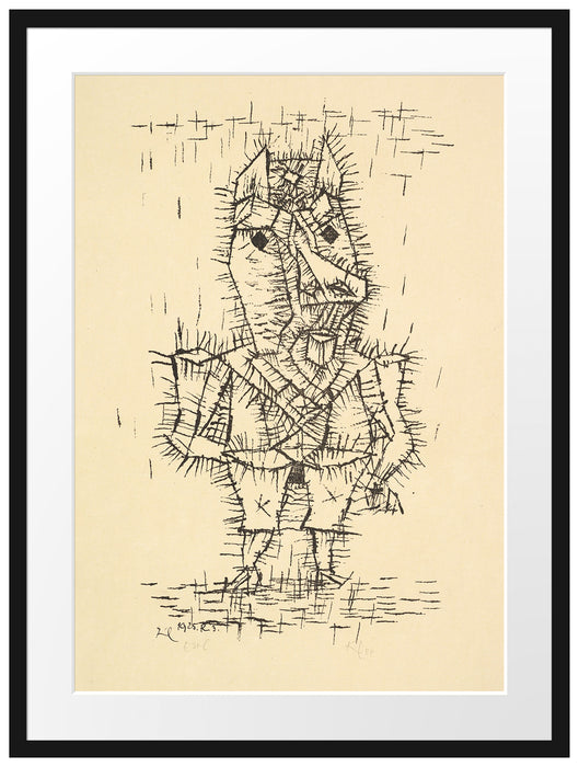 Paul Klee - Ass Esel Passepartout Rechteckig 80
