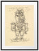 Paul Klee - Ass Esel Passepartout Rechteckig 80