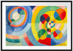Robert Delaunay - Zirkuläre Formen Passepartout Rechteckig 100