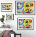 Robert Delaunay - Zirkuläre Formen Passepartout Wohnzimmer Rechteckig
