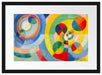Robert Delaunay - Zirkuläre Formen Passepartout Rechteckig 40