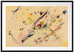 Wassily Kandinsky - Helles Bild Passepartout Rechteckig 100