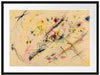 Wassily Kandinsky - Helles Bild Passepartout Rechteckig 80