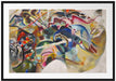 Wassily Kandinsky - Bild mit weißem Rand Passepartout Rechteckig 100