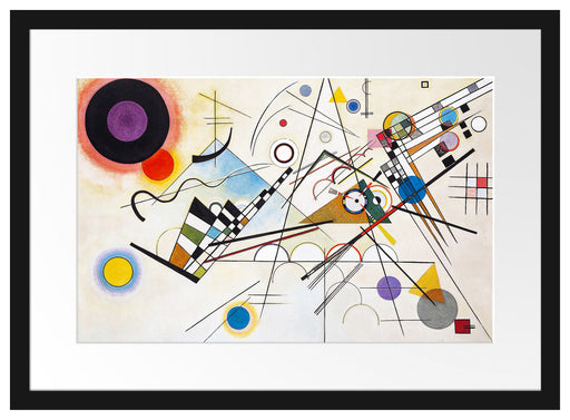 Wassily Kandinsky - Komposition Passepartout Rechteckig 40