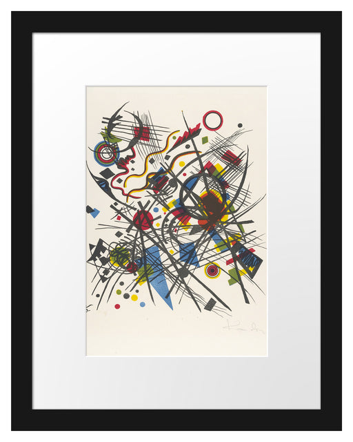 Wassily Kandinsky - Lithographie für die vierte Passepartout Rechteckig 30