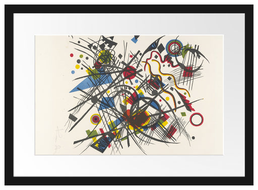 Wassily Kandinsky - Lithographie für die vierte Passepartout Rechteckig 40