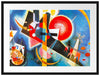 Wassily Kandinsky - Im Blau Passepartout Rechteckig 80