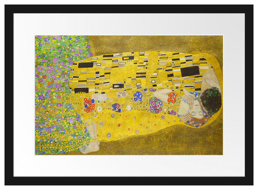 Gustav Klimt - Der Kuss Passepartout Rechteckig 40