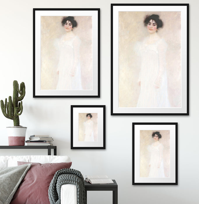 Gustav Klimt - Serena Pulitzer Lederer Passepartout Wohnzimmer Rechteckig